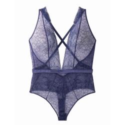Pomm'Poire Body tanga bleu Diabolique