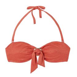 Pomm'Poire Haut de maillot de bain bandeau orange Maui