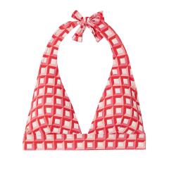 Pomm'Poire Haut de maillot de bain triangle rouge Ibiza