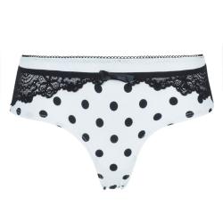 Pomm'Poire Shorty ivoire/noir Lana