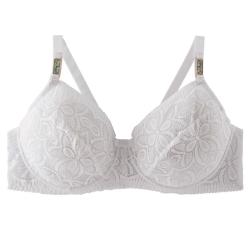 Pomm'Poire Soutien-gorge à armatures grand maintien blanc Roulotte