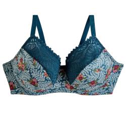 Pomm'Poire Soutien-gorge à armatures grand maintien multico bleu Paprika