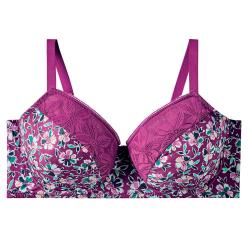 Pomm'Poire Soutien-gorge à armatures grand maintien rose Paix