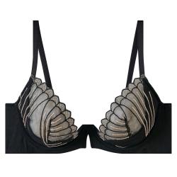 Pomm'Poire Soutien-gorge à armatures noir Indécise