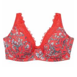 Pomm'Poire Soutien-gorge à armatures rouge Rouge