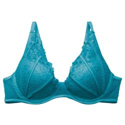 Pomm'Poire Soutien-gorge ampliforme coque moulée bleu Voltige