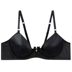Pomm'Poire Soutien-gorge ampliforme noir Cuir
