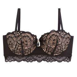 Pomm'Poire Soutien-gorge coques moulées noir Roof Top