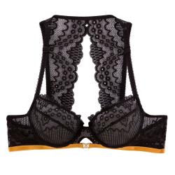 Pomm'Poire Soutien-gorge corbeille noir Tandem