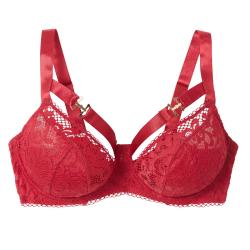 Pomm'Poire Soutien-gorge grand maintien bordeaux Danger