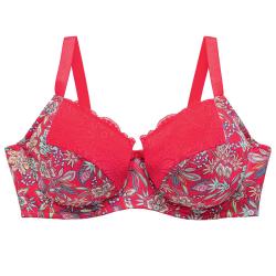 Pomm'Poire Soutien-gorge grand maintien multico rouge Aria