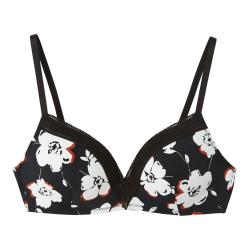 Pomm'Poire Soutien-gorge sans armatures coques souples noir Cookie