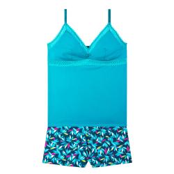 Pomm'Poire Top-short turquoise Savane