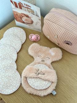 Doudou coussinet allaitement AmiMaux - Le Sourisein