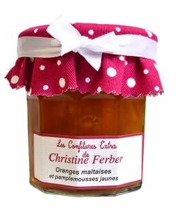 Confiture de pamplemousses roses et oranges maltaises