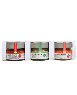 Coffret apéritif bio - artichaut, tomate, poivron - Edélices