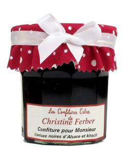 Confiture pour Monsieur - Cerises noires et eau de vie de kirsch - Edélices