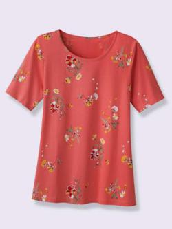 T-shirt imprimé pur coton , pamplemousse imprimé, taille 56 - MODA VILONA - Mode Femme et Homme