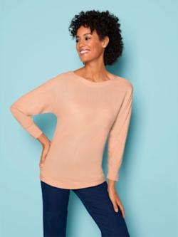 Pull manches chauve-souris , couleur poudre, taille 48 - MODA VILONA - Mode Femme et Homme