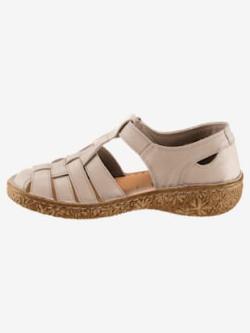 Chaussures à bandes auto-agrippantes largeur g* , beige, taille 41 - MODA VILONA - Mode Femme et Homme