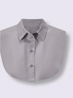 Col de chemisier pour un aspect soigné , gris, taille 3 - MODA VILONA - Mode Femme et Homme