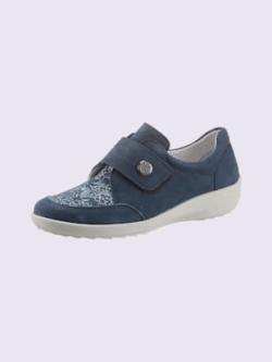 Chaussures à bandes auto-agrippantes largeurs h* et k* , bleu jean, taille 39 - MODA VILONA - Mode Femme et Homme