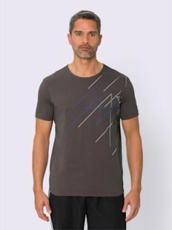 T-shirt de loisirs sport et loisirs , anthracite, taille XL - MODA VILONA - Mode Femme et Homme