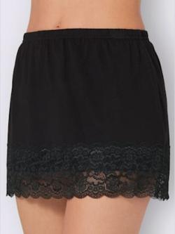Extension de t-shirt base dentelle , noir, taille 42 - MODA VILONA - Mode Femme et Homme