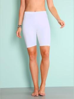 Cycliste élasthanne , blanc, taille 44 - MODA VILONA - Mode Femme et Homme