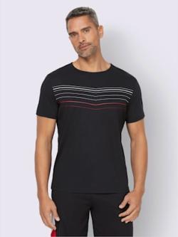 T-shirt imprimé graphique , noir, taille XL - MODA VILONA - Mode Femme et Homme