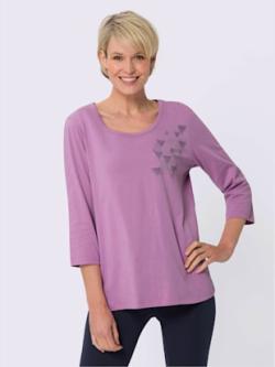 T-shirt de loisirs jersey fin , orchidée, taille 54 - MODA VILONA - Mode Femme et Homme