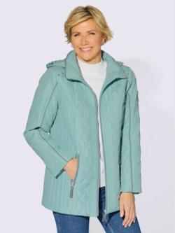 Doudoune coutures princesse structurantes , menthe, taille 48 - MODA VILONA - Mode Femme et Homme