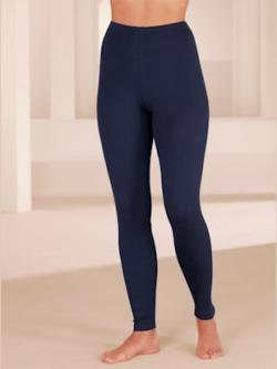Sous-vêtement pour femme, long côtes fines , marine, taille 50 - MODA VILONA - Mode Femme et Homme
