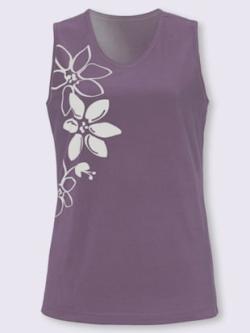 Débardeur imprimé floral , figue imprimé, taille 52 - MODA VILONA - Mode Femme et Homme