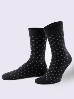 Socquettes pour dames qualité coton , noir, taille 2 - MODA VILONA - Mode Femme et Homme