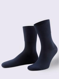 Socquettes viscose , marine, taille 2/39 - MODA VILONA - Mode Femme et Homme