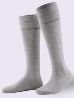 Mi-bas qualité coton , gris clair, taille 1 - MODA VILONA - Mode Femme et Homme