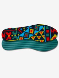 Semelles lavable en machine , à motifs multicolores, taille 5 - MODA VILONA - Mode Femme et Homme