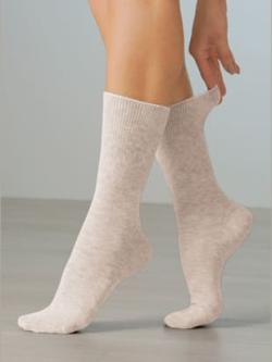 Socquettes adapté aux diabétiques , beige, taille 1/35 - MODA VILONA - Mode Femme et Homme
