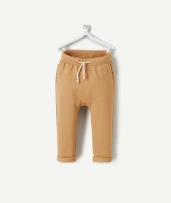 Pantalon de jogging bébé garçon en coton bio marron - 24 M