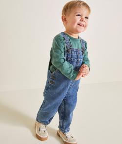 Salopette en denim low impact bébé garçon - 9 M