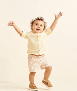 Chemise manches longues bébé garçon en lin - 24 M