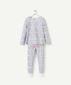 Pyjama fille en coton bio imprimé fleuri - 3 A