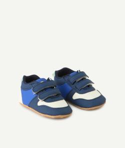 Chaussons style basket bébé garçon bleu et blanc - 12-18 M