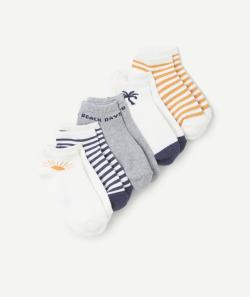 Lot de 5 paires de chaussettes garçon - 31-34
