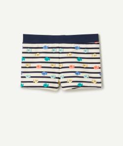 Boxer de bain bébé garçon en fibres recyclées avec imprimés - 18 M