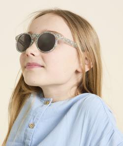 Lunettes de soleil fille imprimés fleurs - TU