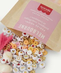 Mélange de perles heishi et de breloques - melbourne - TU