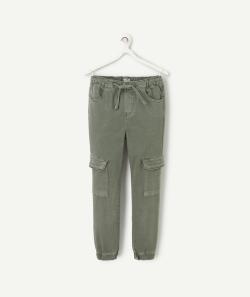 Pantalon garçon en viscose responsable avec poches cargo - 5 A