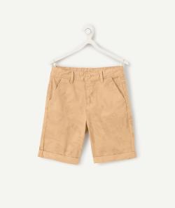 Bermuda chino garçon marron imprimé tropical - 5 A